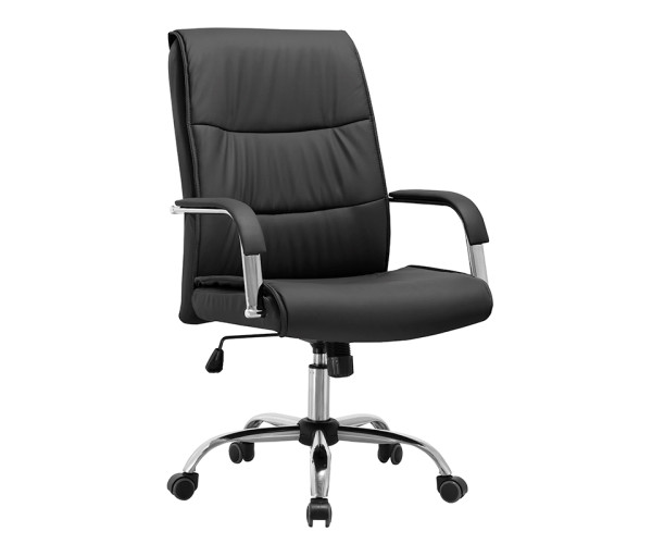 A3650 ΜΑΥΡΗ ΠΟΛΥΘΡΟΝΑ ΓΡΑΦΕΙΟΥ 59.5X68X44-101/54-110εκ.